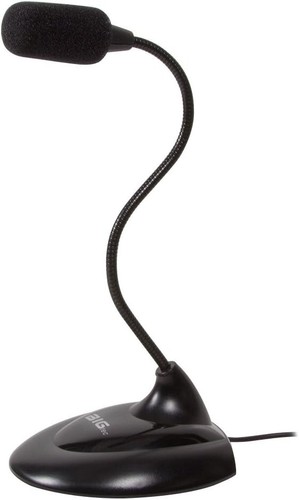 Bigtec mikrofon mit standfuss - mikrofon,